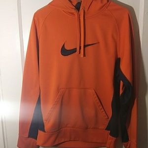 Nike Orange & Blue Thermafit Sweatshirt SZ S
